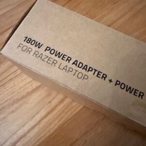 RAZER 180W POWER ADAPTER + POWER CORD ACCESSORY PACK NIB - Original